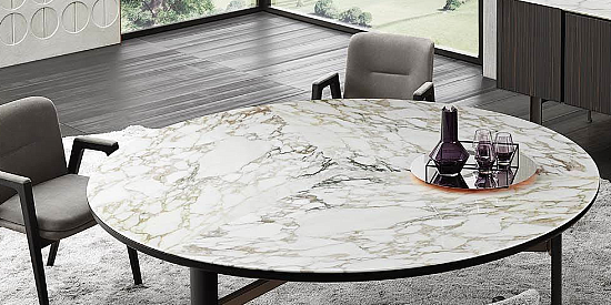 Мраморная столешница от итальянского бренда Minotti